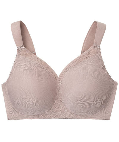 Glamorise MagicLift Seamless Support Wire-free T-Shirt Bra - Taupe Bras