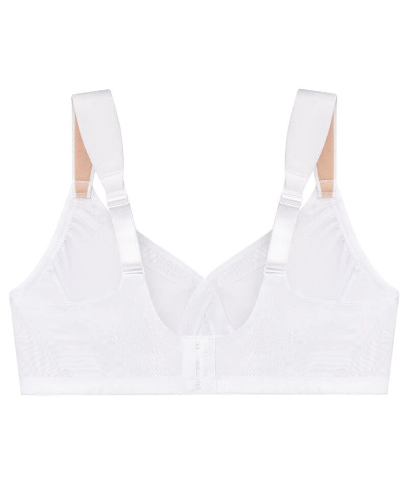 Glamorise MagicLift Seamless Support Wire-free T-Shirt Bra - White Bras 