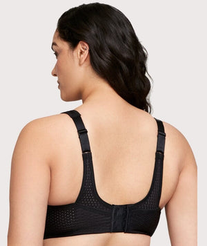 Glamorise No-Bounce Camisole Elite Wire-free Sports Bra - Black Bras 