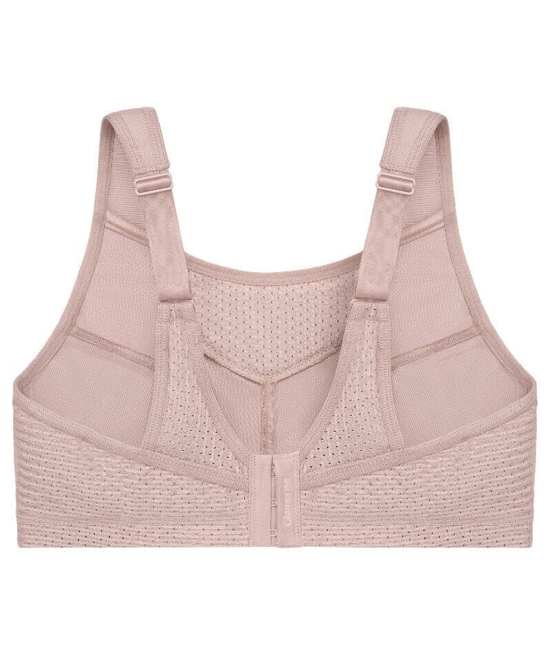 Glamorise No-Bounce Camisole Elite Wire-free Sports Bra - Rose Tan Bras 