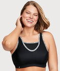 Glamorise No-Bounce Camisole Wire-Free Sports Bra - Black Swatch Image