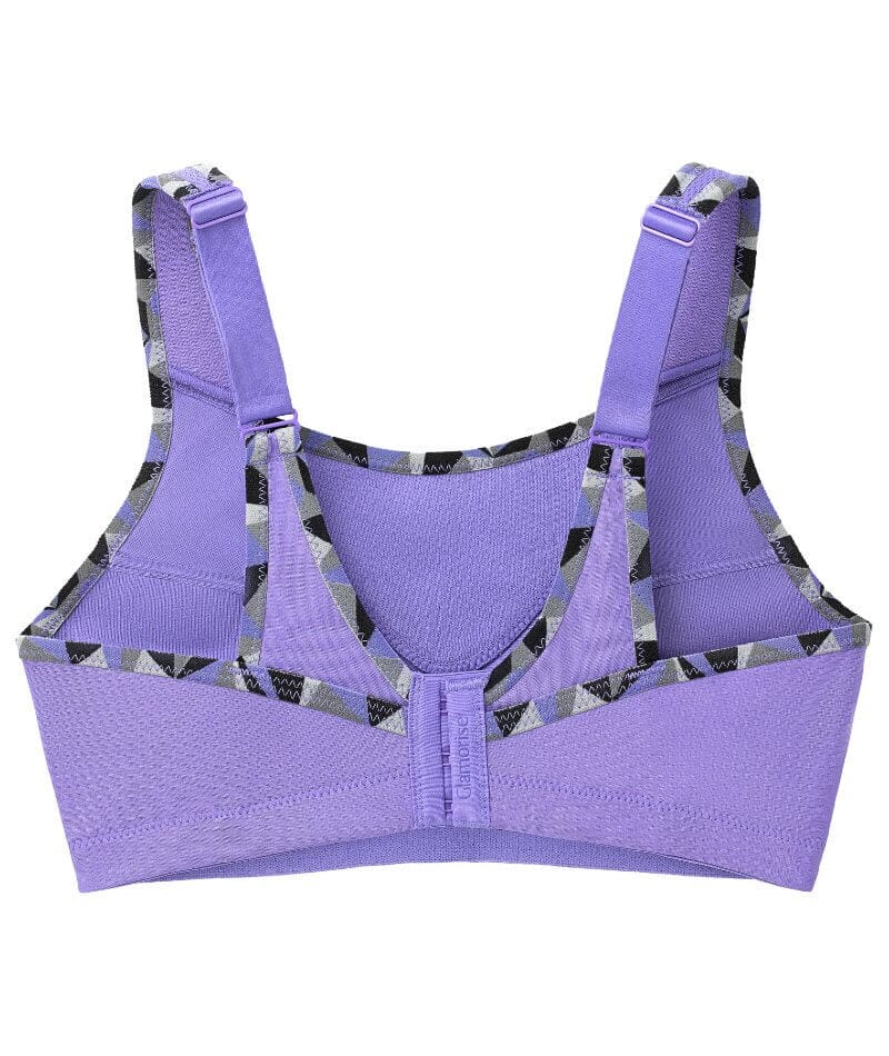 Glamorise Bra Purple 52F Lace Figure Support Full Coverage Bras #490 for  sale online