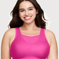 Glamorise No-Bounce Camisole Wire-Free Sports Bra - Rose Violet
