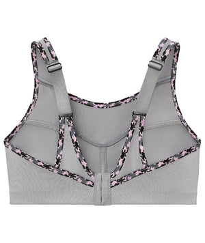 thumbnailGlamorise No-Bounce Camisole Wire-free Sports Bra - Soft Gray Bras 