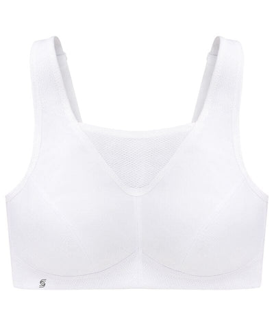 Glamorise No-Bounce Camisole Wire-free Sports Bra - White Bras