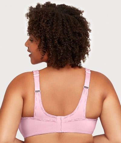 Glamorise No-Bounce Camisole Wire-free Sports Bra - Parfait Pink Bras