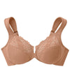 Glamorise WonderWire Front-Closure Bra - Cappuccino Bras