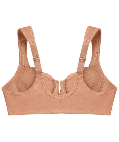 Glamorise WonderWire Front-Closure Bra - Cappuccino Bras