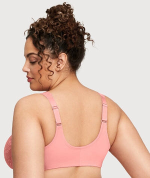 Glamorise WonderWire Front-Closure Stretch Lace Bra - Apricot Bras 