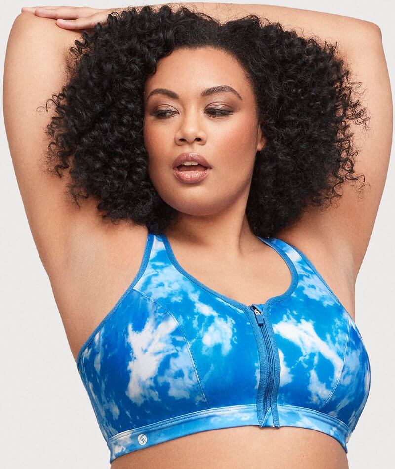 Wacoal sports bra zip front hot sale