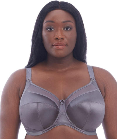 Goddess Keira Underwired Banded Bra - Blue Granite Bras