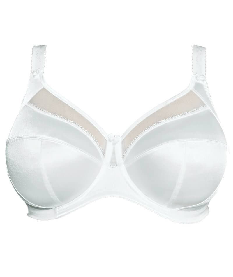 Goddess Keira Underwired Banded Bra - White Bras 