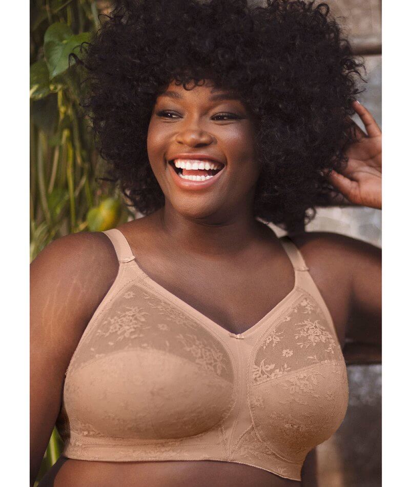 Plus-size non-wired bras