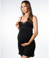 Hotmilk Dream Regular Fit Maternity & Nursing Nightie - Black Camisole