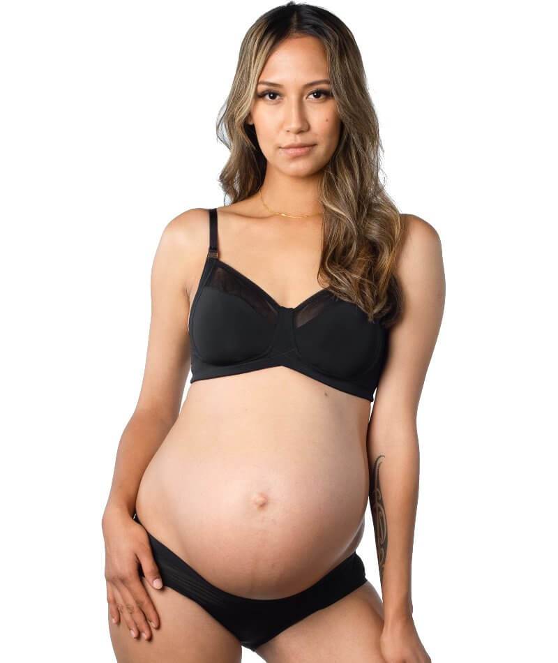 Hotmilk Lunar Eclipse Nursing Wire-free Bra - Black Bras 