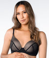 Hotmilk Lunar Eclipse Plunge Contour Nursing Bra - Black Bras