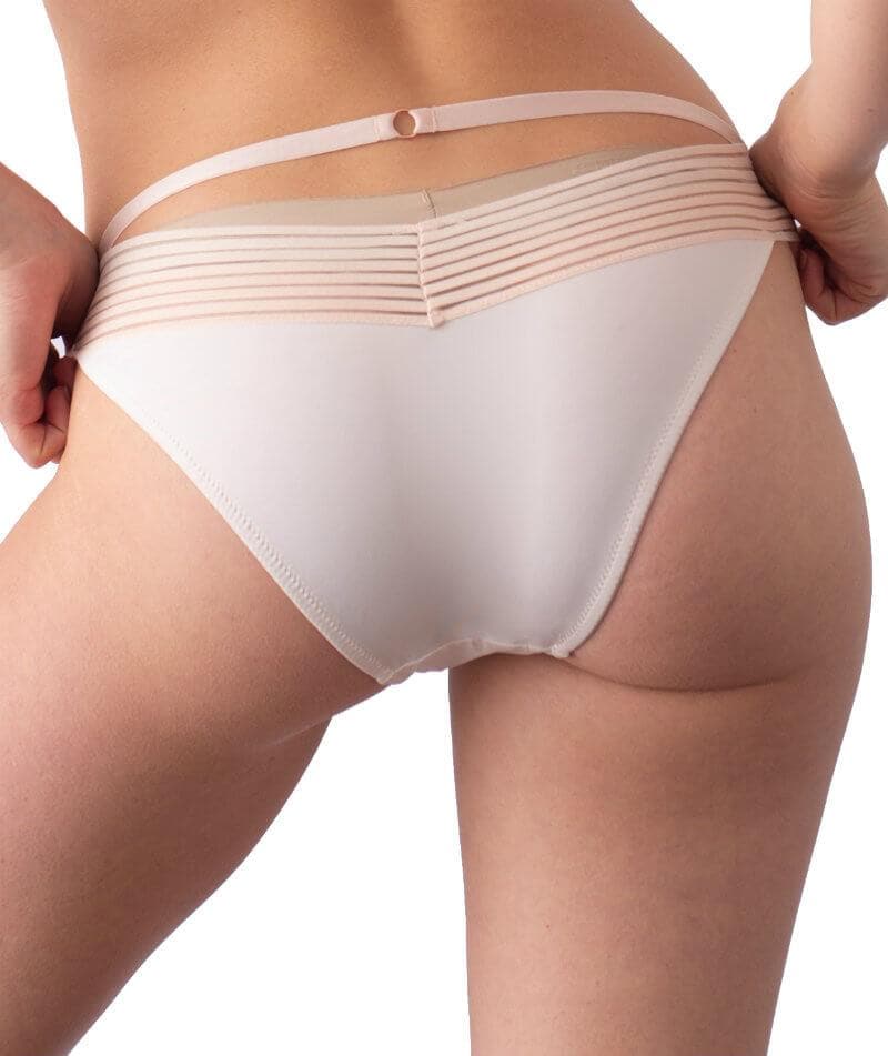 hotmilk Project Me Ambition Brazillian Brief - Shell Pink Knickers 