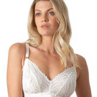 Hotmilk Warrior Soft Cup Wire-Free Nursing Bra - Ivory