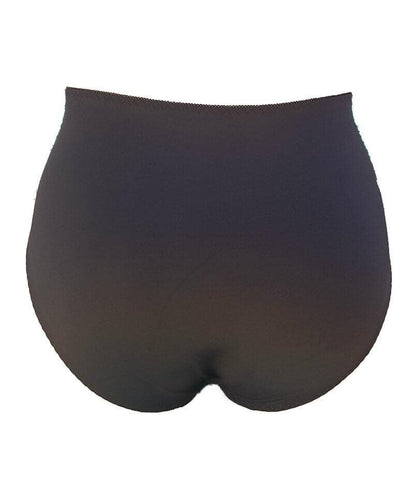 Lady Emprezz Rizzo High Waist Brief - Black/Nude - Curvy