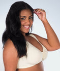 Leading Lady The Meryl Cotton Front Opening Wire-free Leisure Bra - Bl -  Curvy