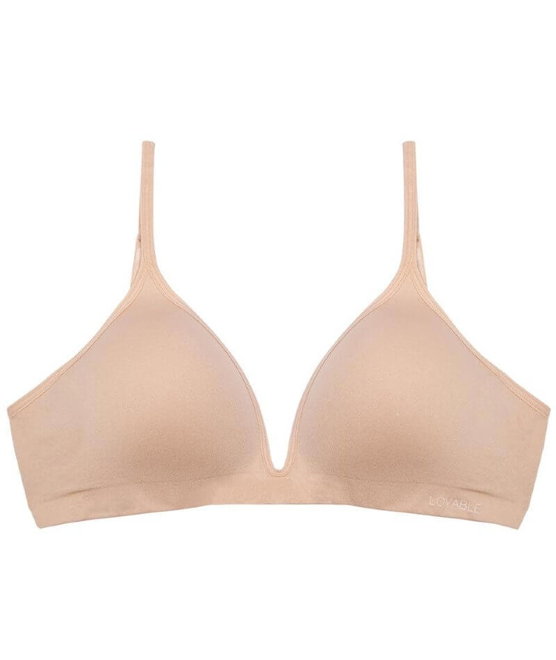 Lovable Seamless Contour Soft Cup Wire-free Bra - Nude - Curvy