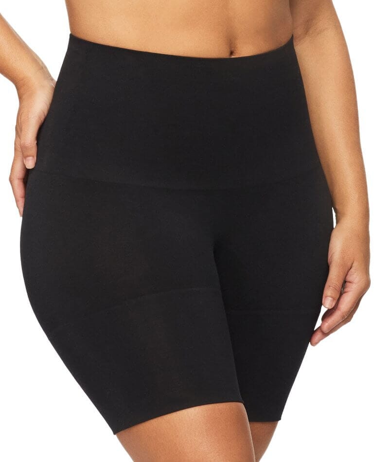 Nancy Ganz Bamboo Essentials Waisted Thigh Shaper Short - Black