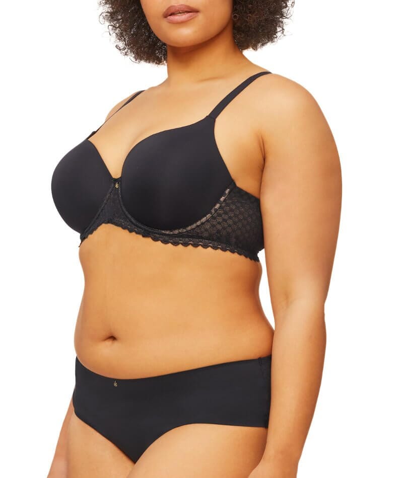 Buy DD-GG Black Recycled Lace Comfort Full Cup Bra 38G | Bras | Argos
