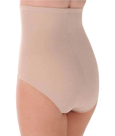 Naomi & Nicole Unbelievable Comfort Plus High Waist Brief - Nude Shapewear