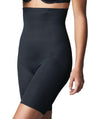 Naomi & Nicole Unbelievable Comfort Plus High Waist Long Leg - Black Shapewear