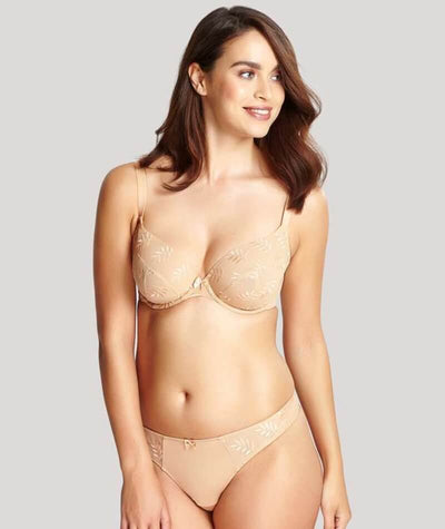 Panache Tango Underwired Plunge Bra - Nude Bras