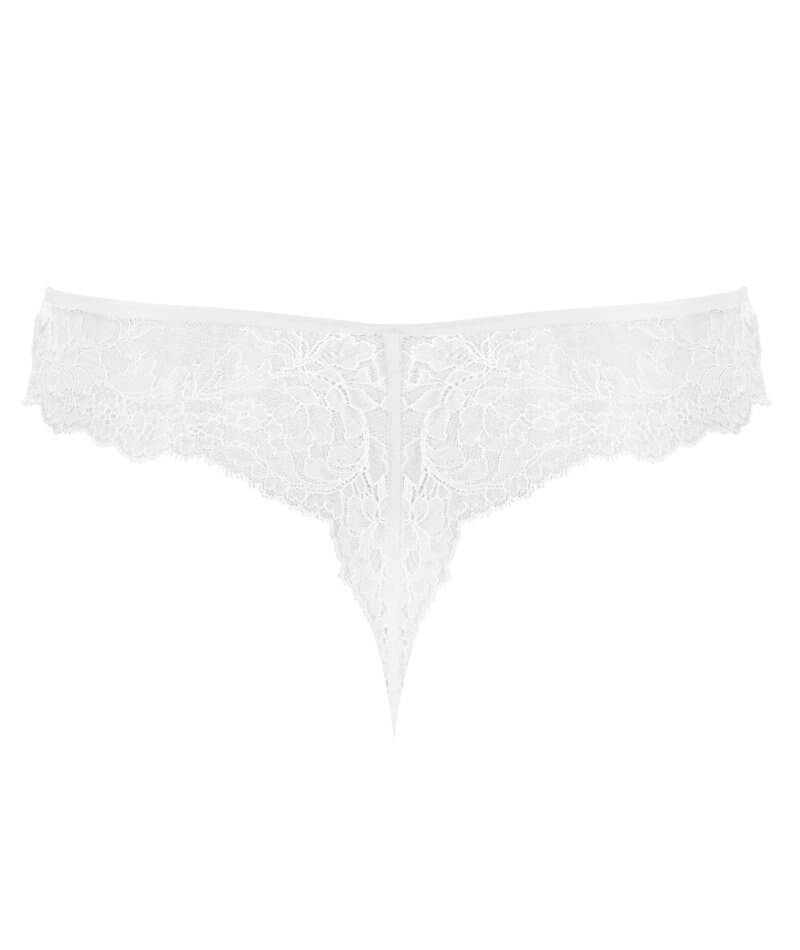Panache Ana Thong - White Knickers 