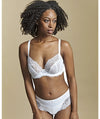 Panache Ana Underwired Plunge Bra - White Bras