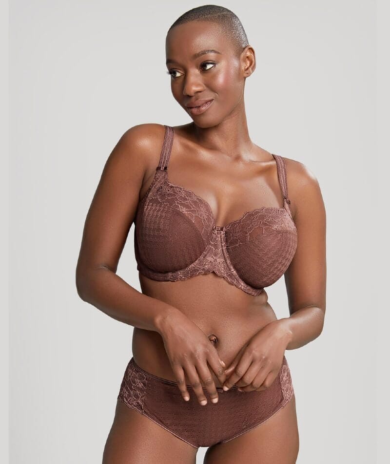 30F Bra Size in Chestnut by Panache Three Section Cup