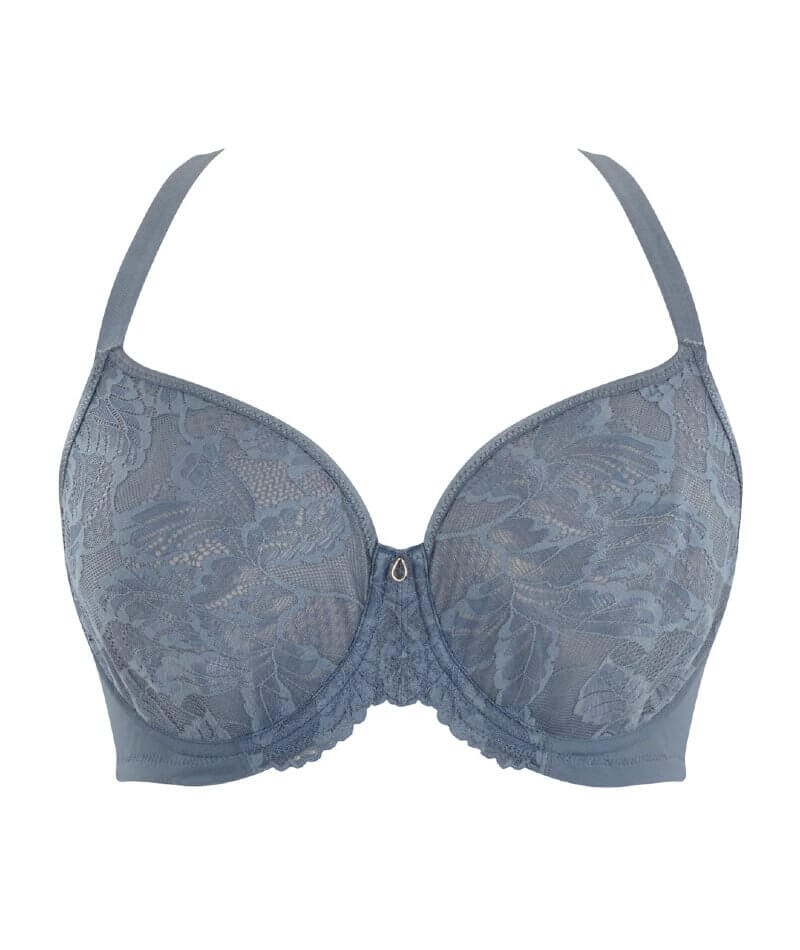 Panache Radiance Moulded Full Cup Underwire Bra - Steel Blue Bras 