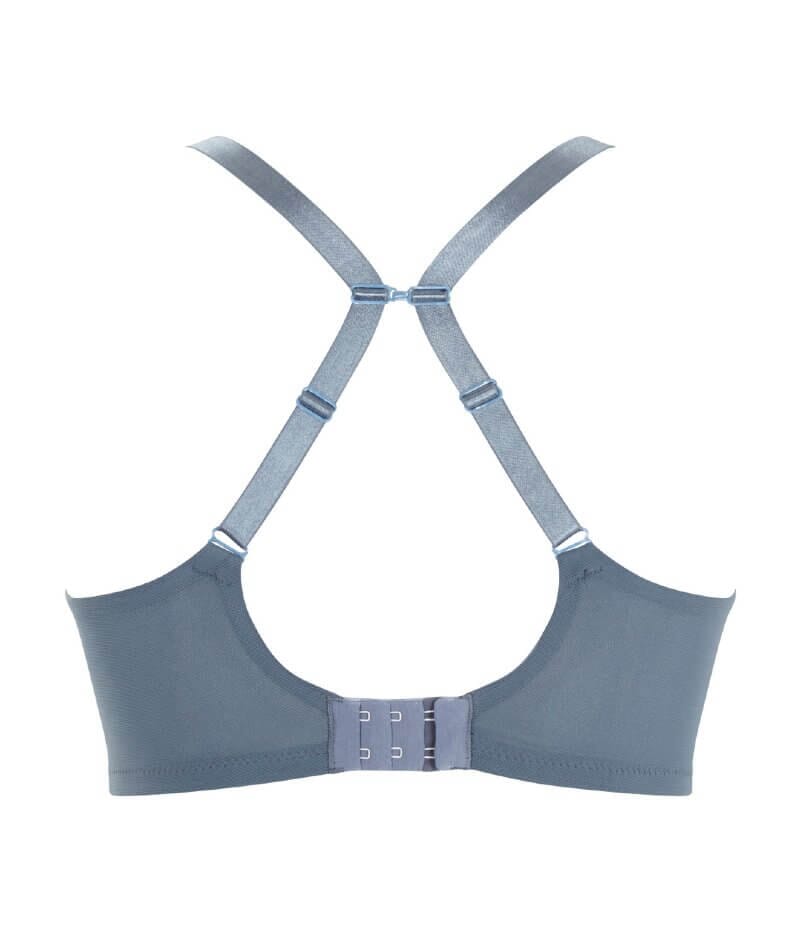 Panache Radiance Moulded Full Cup Underwire Bra - Steel Blue Bras 