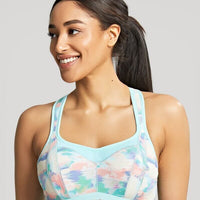 Panache Sport Underwired Racerback Sports Bra - Boho Print