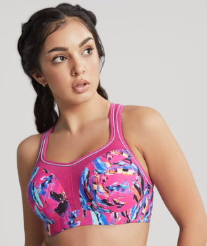 thumbnailPanache Sport Underwired Sports Bra - Abstract Orchid Bras 