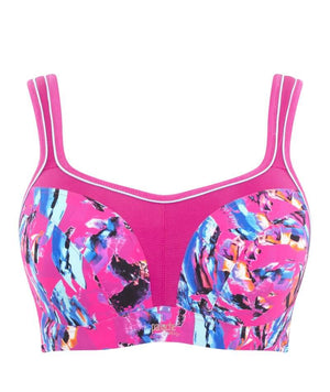 thumbnailPanache Sport Underwired Sports Bra - Abstract Orchid Bras 