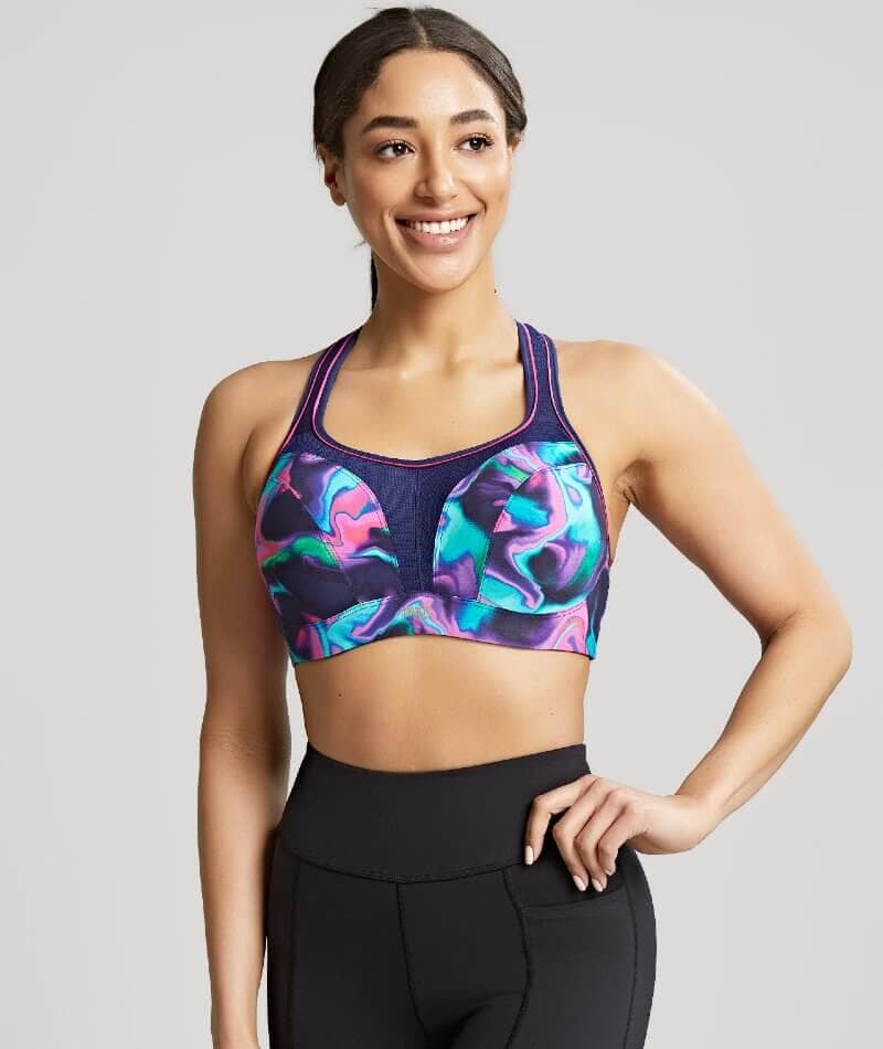 Panache Sport Underwired Sports Bra - Cyber Swirl - Curvy