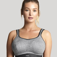 Panache Sport Wire-free Sports Bra - Charcoal Marle