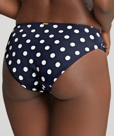 Panache Swimwear Anya Riva Spot Gather Pant Bikini - Navy/Vanila Swim
