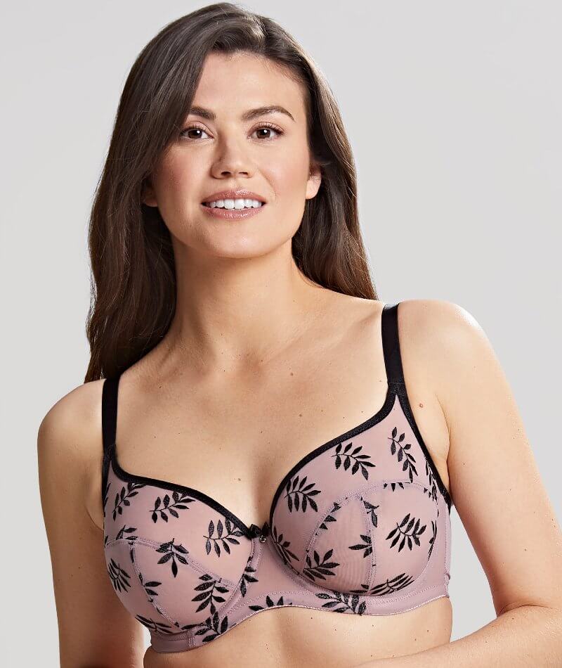 Panache Tango Balconette Bra 9071 Underwired Non Padded Balcony Heather Omb  36HH for sale online