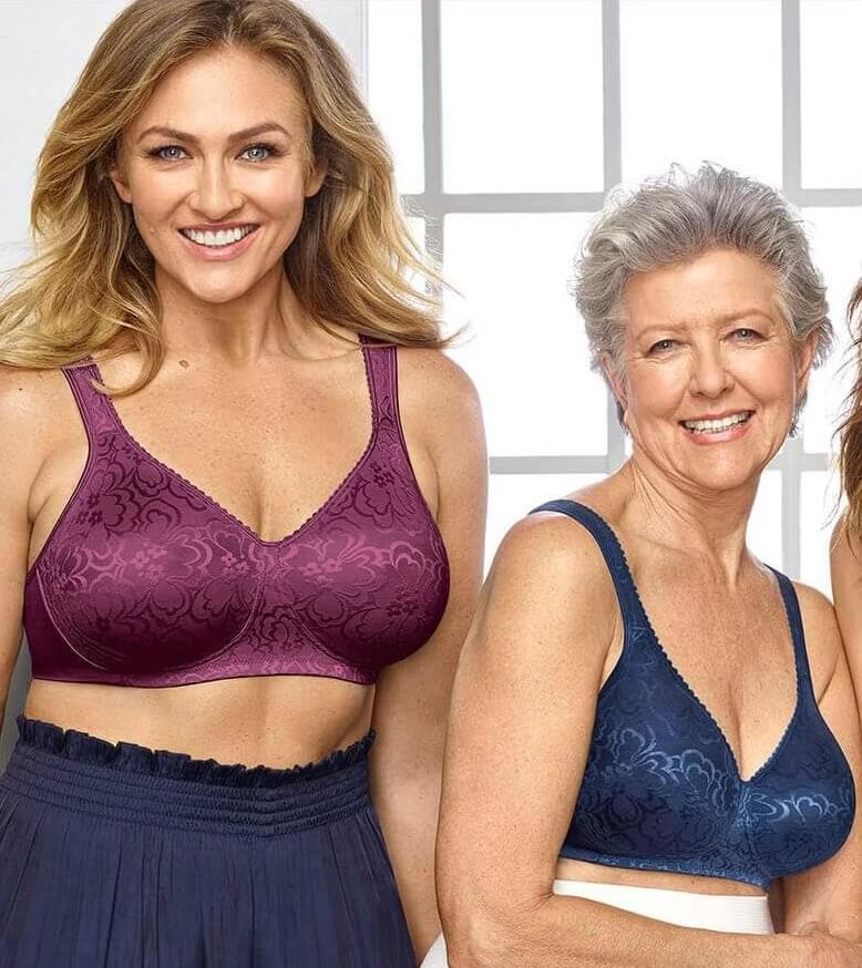 Playtex Womens 18 Hour Ultimate Lift & Support Wirefree Bra Nude at   Women's Clothing store