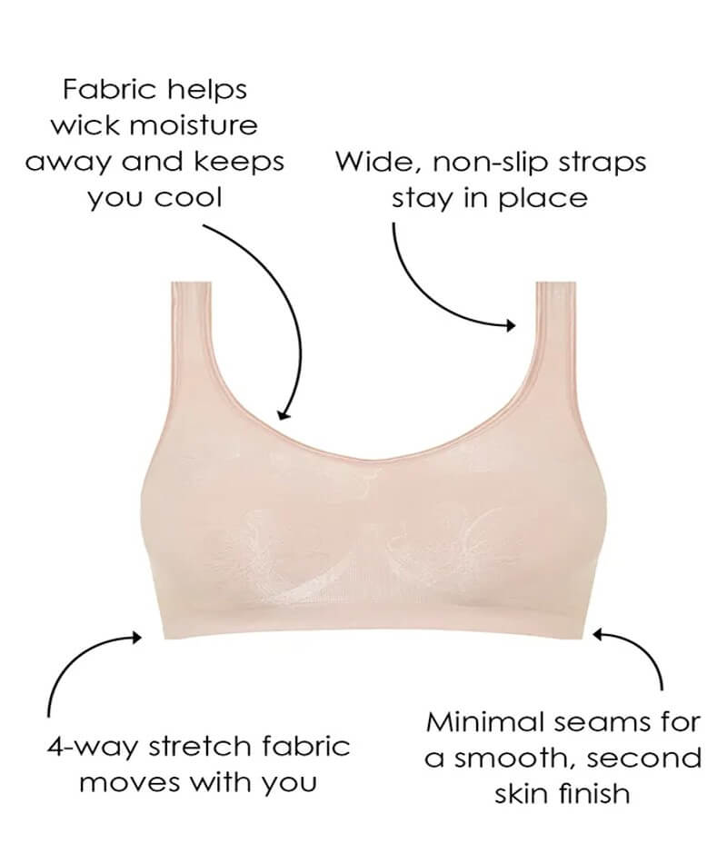 Playtex Comfort Revolution Contour Wire-free Bra - Sandshell Bras 