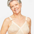 Playtex 18 Hour Cross Your Heart Wire-Free Lace Bra - Beige