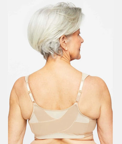 Playtex 18 Hour Front Closing Wirefree Posture Bra - Nude Bras