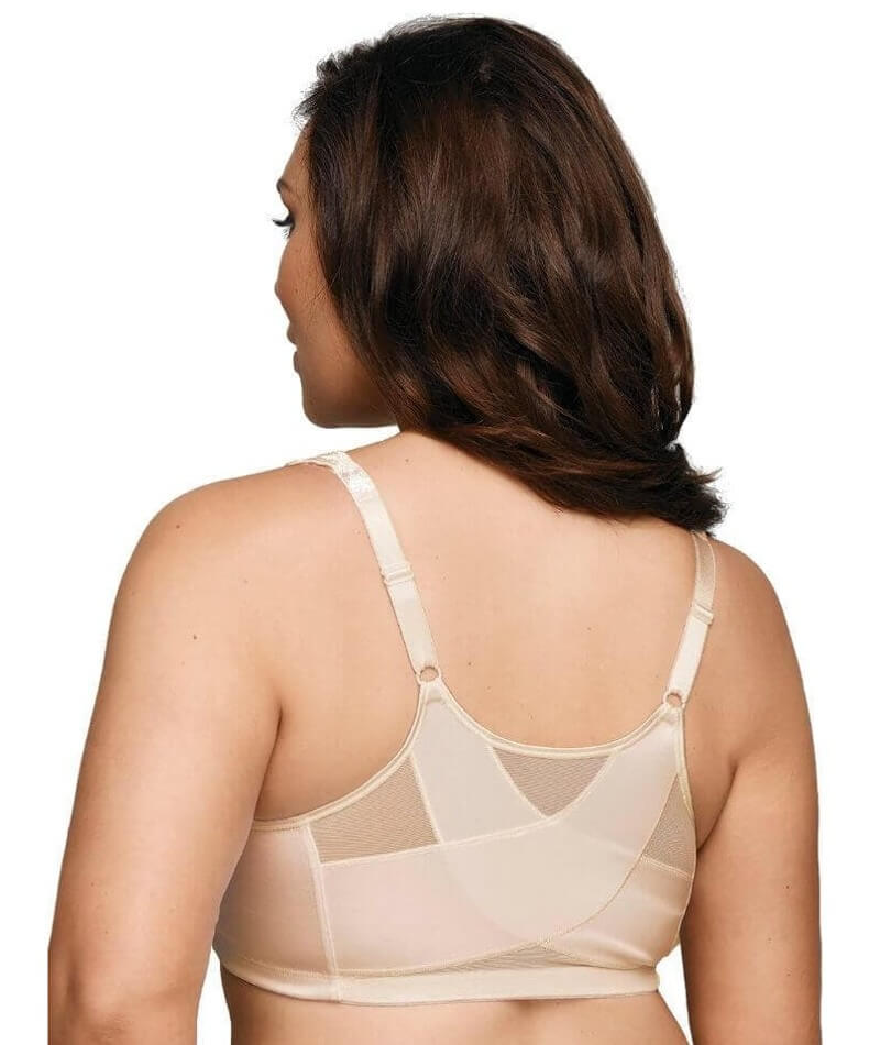 Playtex 18 Hour Front Closing Wire-Free Posture Bra - Nude - Curvy