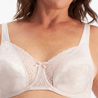 Playtex Secrets Floral Delustre Bra - Sandshell