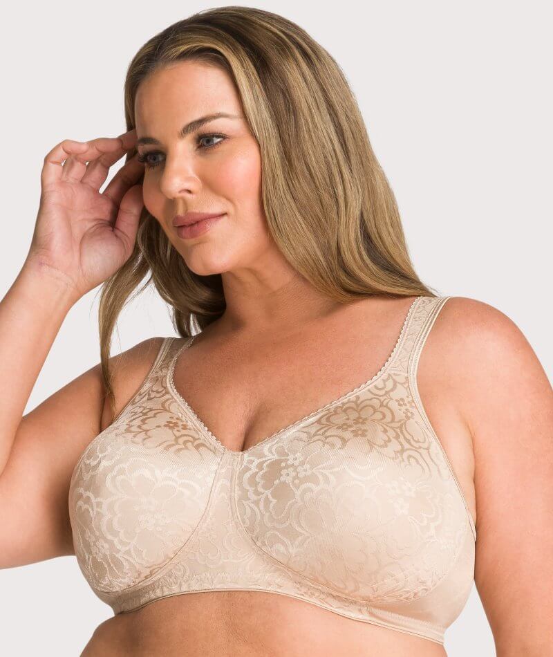 Playtex 18 Hour Ultimate Lift & Support Wire-Free Bra - Nude Bras 16C 