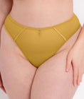 Scantilly Exposed High Waist Thong - Ochre Yellow Swatch Image